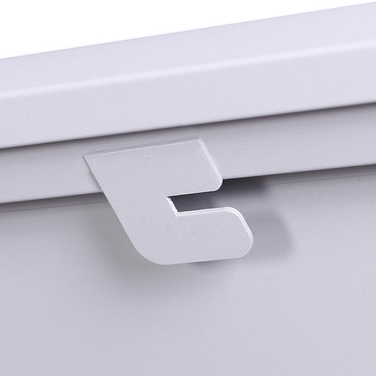 Cosmo Casa - Tuinkist - Waterdicht - RVS & Metaal - Lichtgrijs - 69×165×85 cm