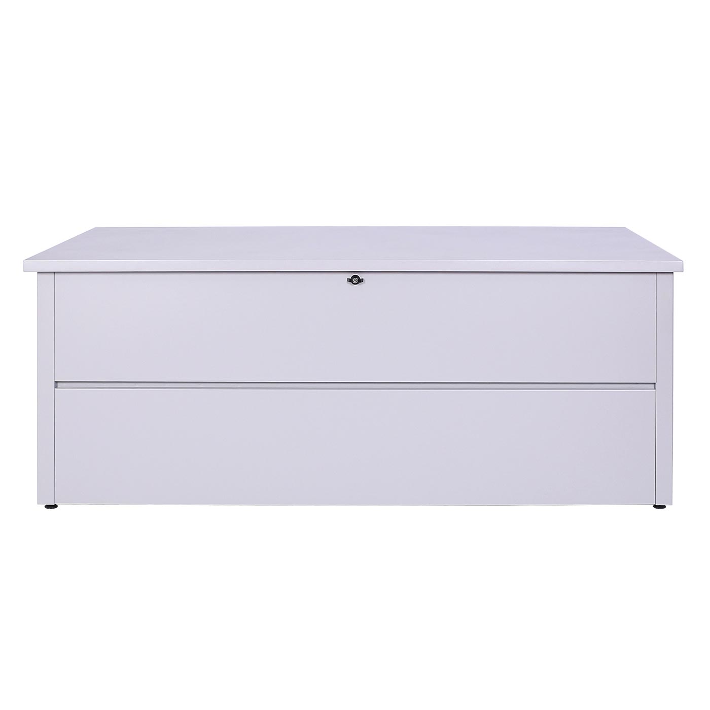 Cosmo Casa - Tuinkist - Waterdicht - RVS & Metaal - Lichtgrijs - 69×165×85 cm