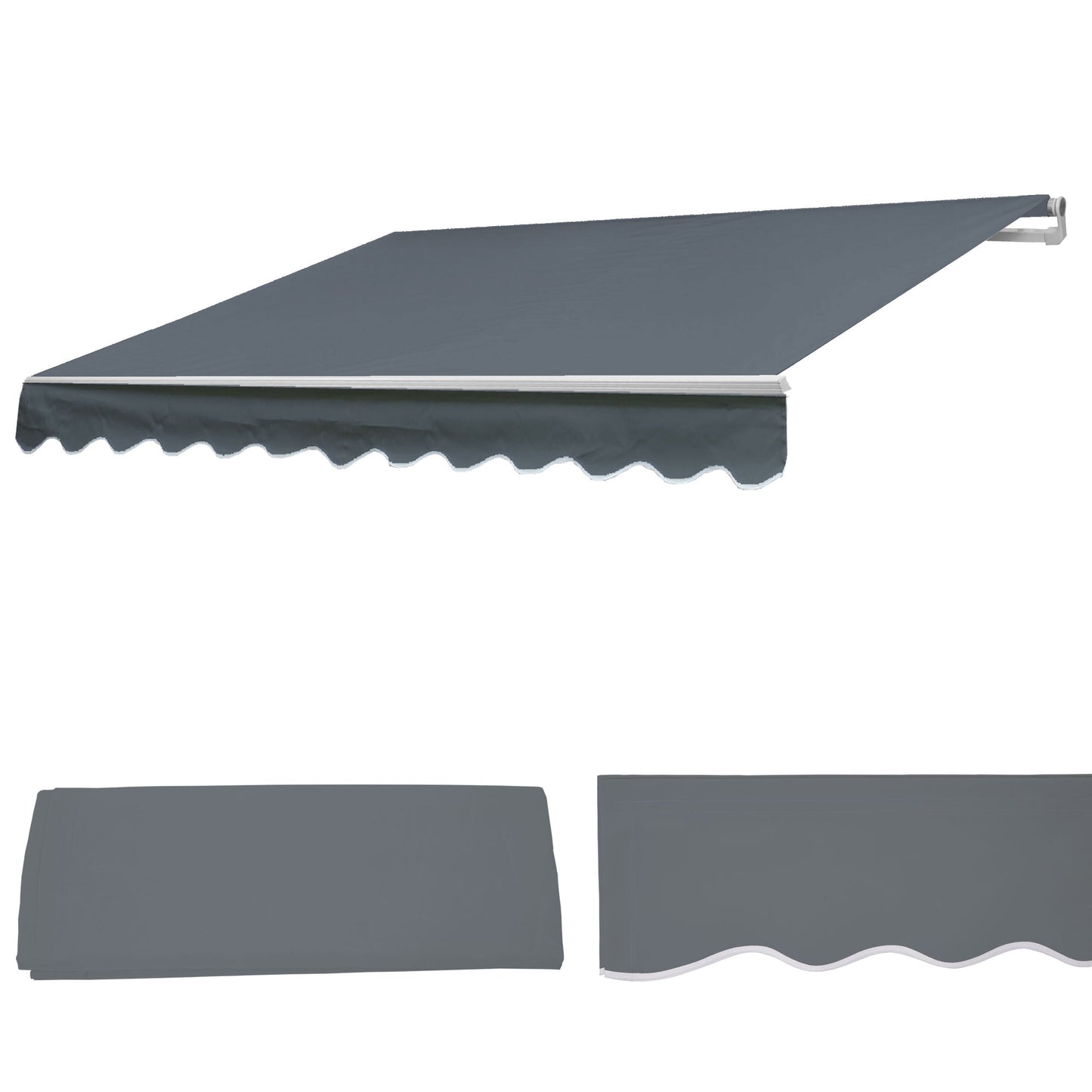 Cosmo Casa - Luifelhoes - Acryl - Grijs - 4×3 m