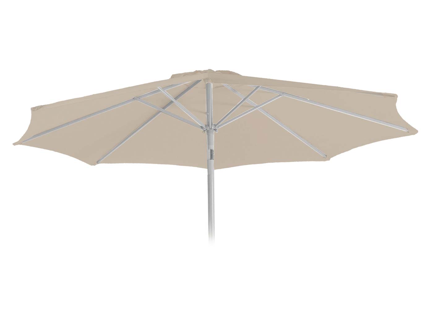 Cosmo Casa - Vervangende Parasolhoes - Stoftextiel - Crème - 3 m - 5 kg