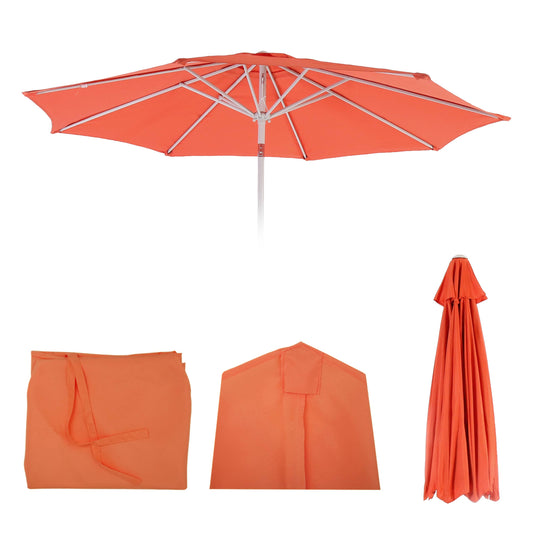 Cosmo Casa - Vervangende Parasolhoes - Stoftextiel - Terracotta - 3 m - 5 kg