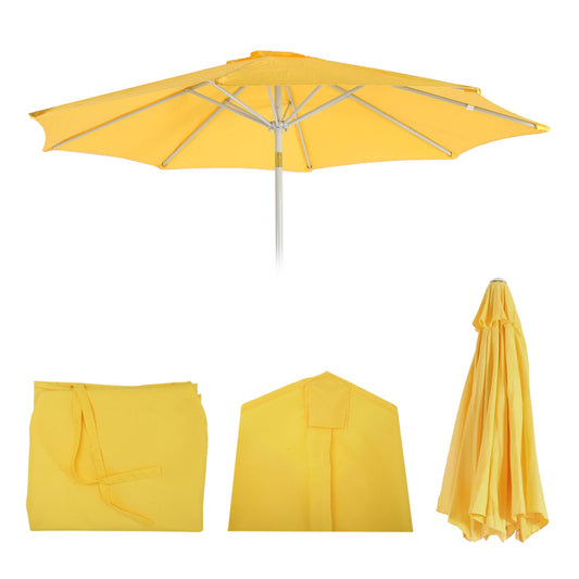 Cosmo Casa - Parasolhoes - Vervanging - Textiel - Geel - 3 m