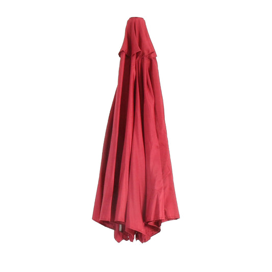 Cosmo Casa - Vervangende Parasolhoes - Stoftextiel - Rood - 2,7 m - 5 kg