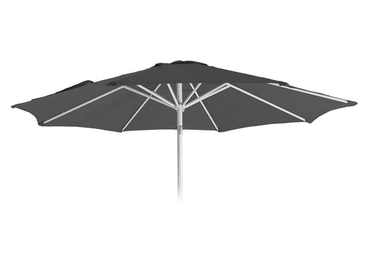 Cosmo Casa - Vervangende Parasolhoes - Stoftextiel - Antraciet - 2,7 m - 5 kg