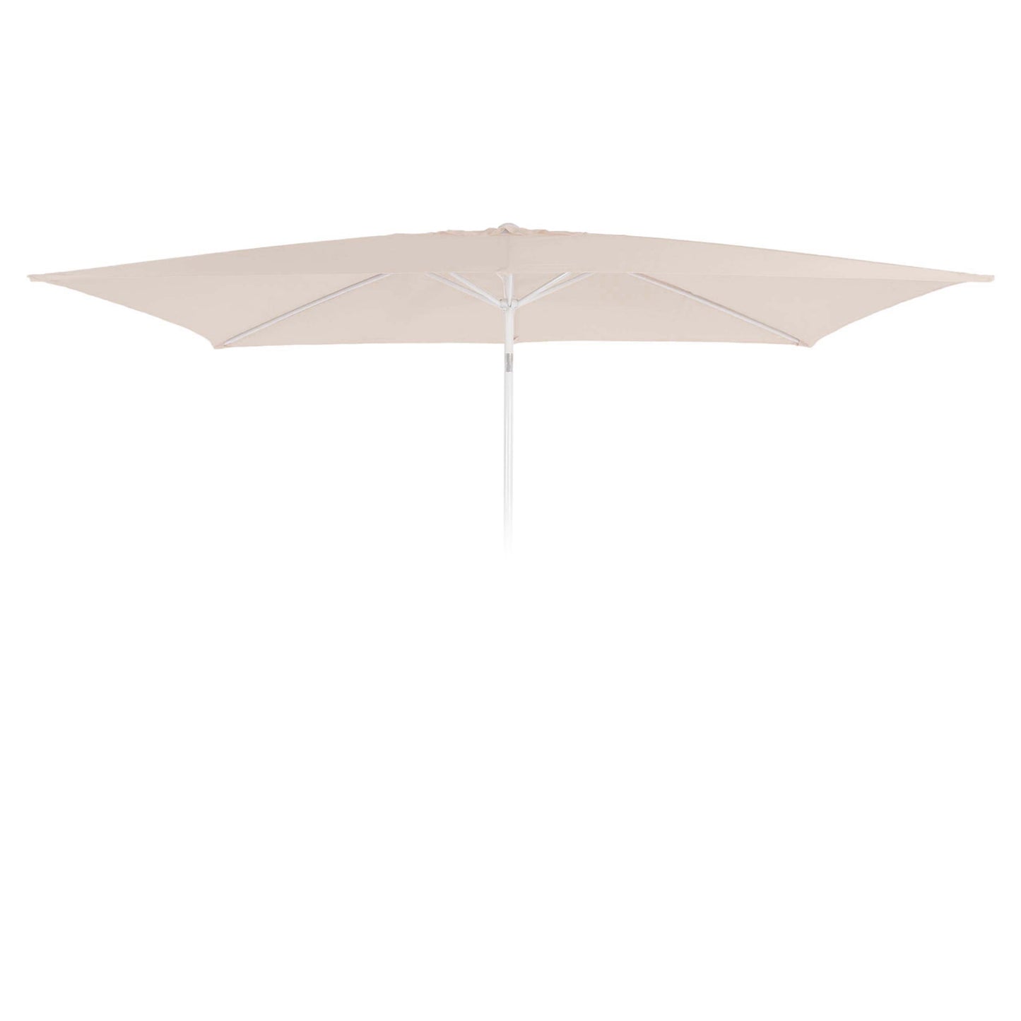 Cosmo Casa - Vervangende Hoes voor Rechthoekige Parasol - Stoftextiel - UV 50 - Crèmewit - 2×3 m / 4.5 kg