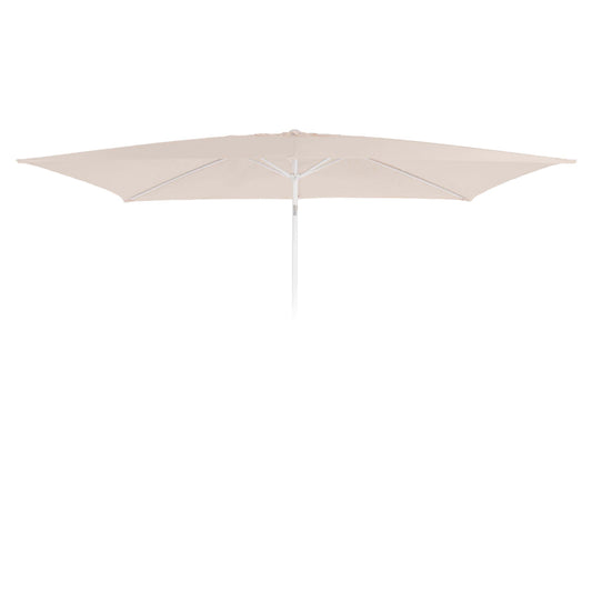Cosmo Casa - Vervangende Hoes voor Rechthoekige Parasol - Stoftextiel - UV 50 - Crèmewit - 2×3 m / 4.5 kg