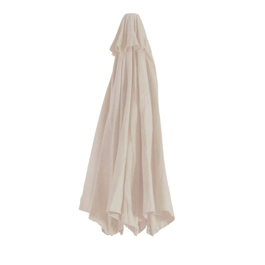 Cosmo Casa - Vervangende Hoes voor Rechthoekige Parasol - Stoftextiel - UV 50 - Crèmewit - 2×3 m / 4.5 kg