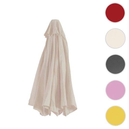 Cosmo Casa - Vervangende Hoes voor Rechthoekige Parasol - Stoftextiel - UV 50 - Crèmewit - 2×3 m / 4.5 kg