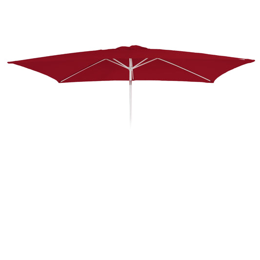 Cosmo Casa - Vervangingshoes voor Parasol 2×3 m - Rechthoekig, 4,5 kg, UV 50 - Stoftextiel - Bordeaux