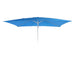 Cosmo Casa - Vervangingshoes voor Parasol 2×3 m - Rechthoekig, 4,5 kg, UV 50 - Stoftextiel - Blauw