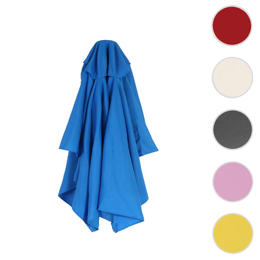 Cosmo Casa - Vervangingshoes voor Parasol 2×3 m - Rechthoekig, 4,5 kg, UV 50 - Stoftextiel - Blauw