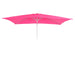 Cosmo Casa - Vervangingshoes voor Parasol 2×3 m - Rechthoekig, 4,5 kg, UV 50 - Stoftextiel - Roze
