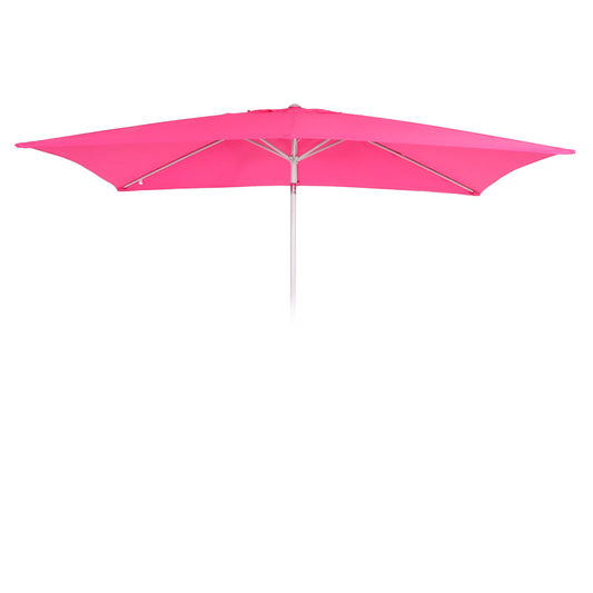 Cosmo Casa - Vervangingshoes voor Parasol 2×3 m - Rechthoekig, 4,5 kg, UV 50 - Stoftextiel - Roze