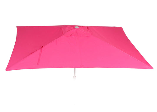 Cosmo Casa - Vervangingshoes voor Parasol 2×3 m - Rechthoekig, 4,5 kg, UV 50 - Stoftextiel - Roze