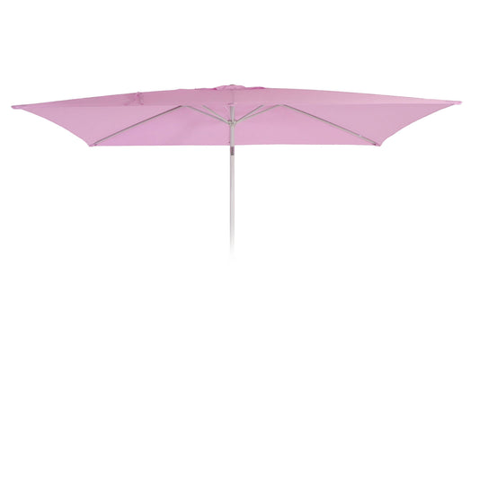 Cosmo Casa - Vervangingshoes voor Parasol 2×3 m - Rechthoekig, 4,5 kg, UV 50 - Stoftextiel - Lila