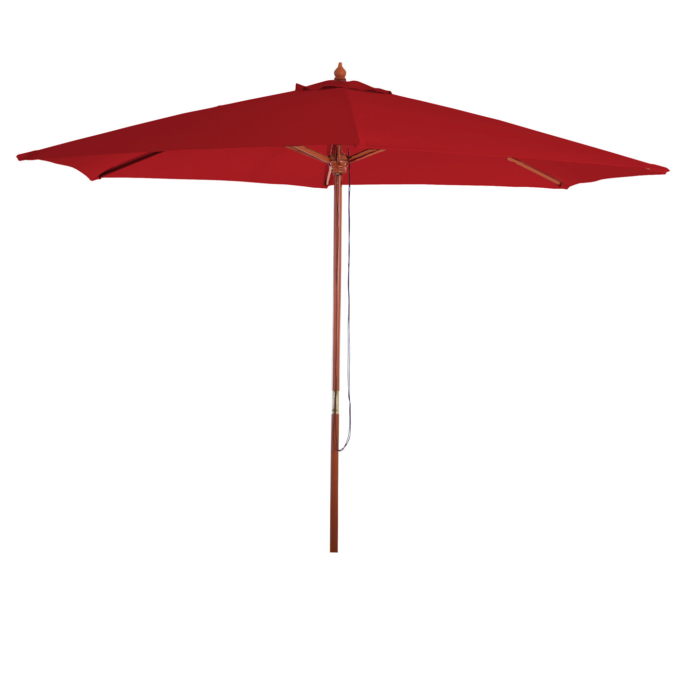 Cosmo Casa - Vervangende Hoes voor Parasol Florida 3 m - 6 Stutten - Polyester - Bordeaux