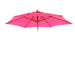 Cosmo Casa - Vervangende Hoes voor Parasol Florida 3 m - 6 Stutten - Polyester - Roze