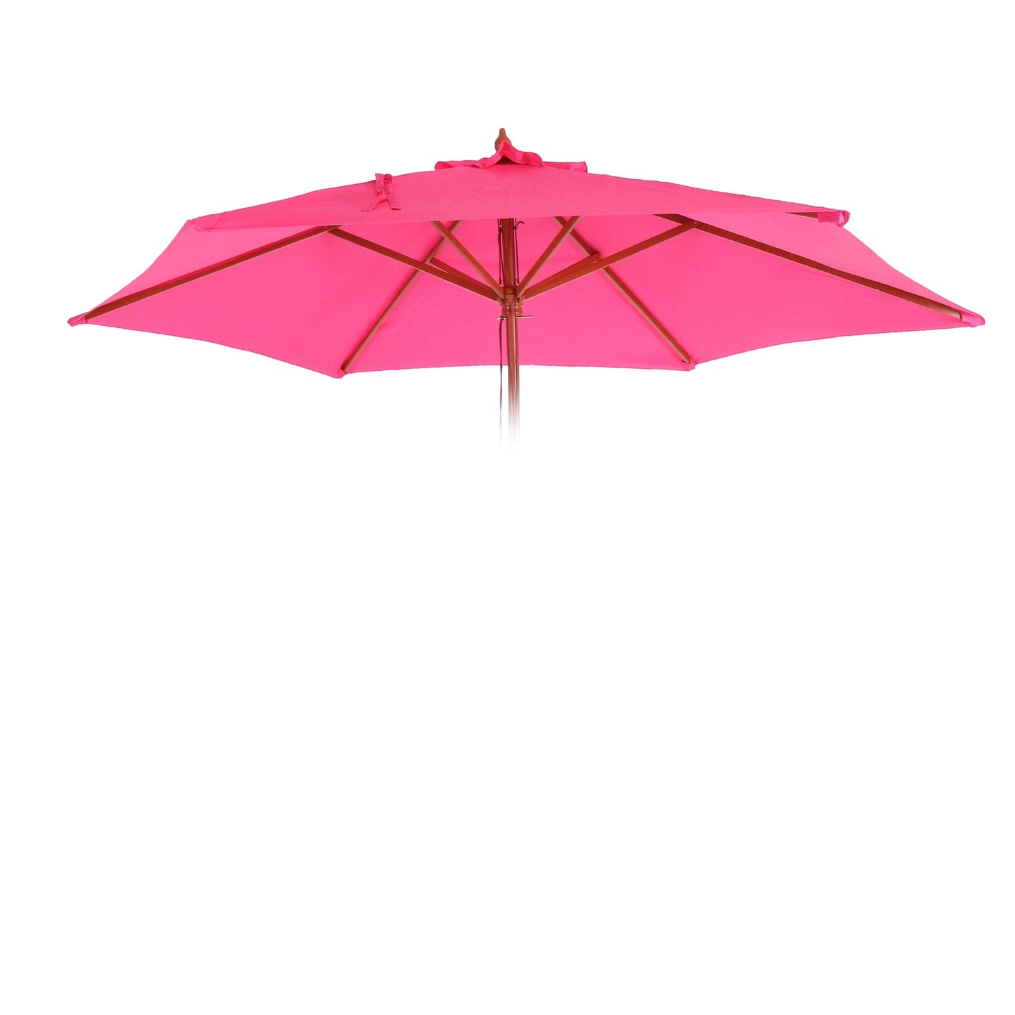 Cosmo Casa - Vervangende Hoes voor Parasol Florida 3 m - 6 Stutten - Polyester - Roze