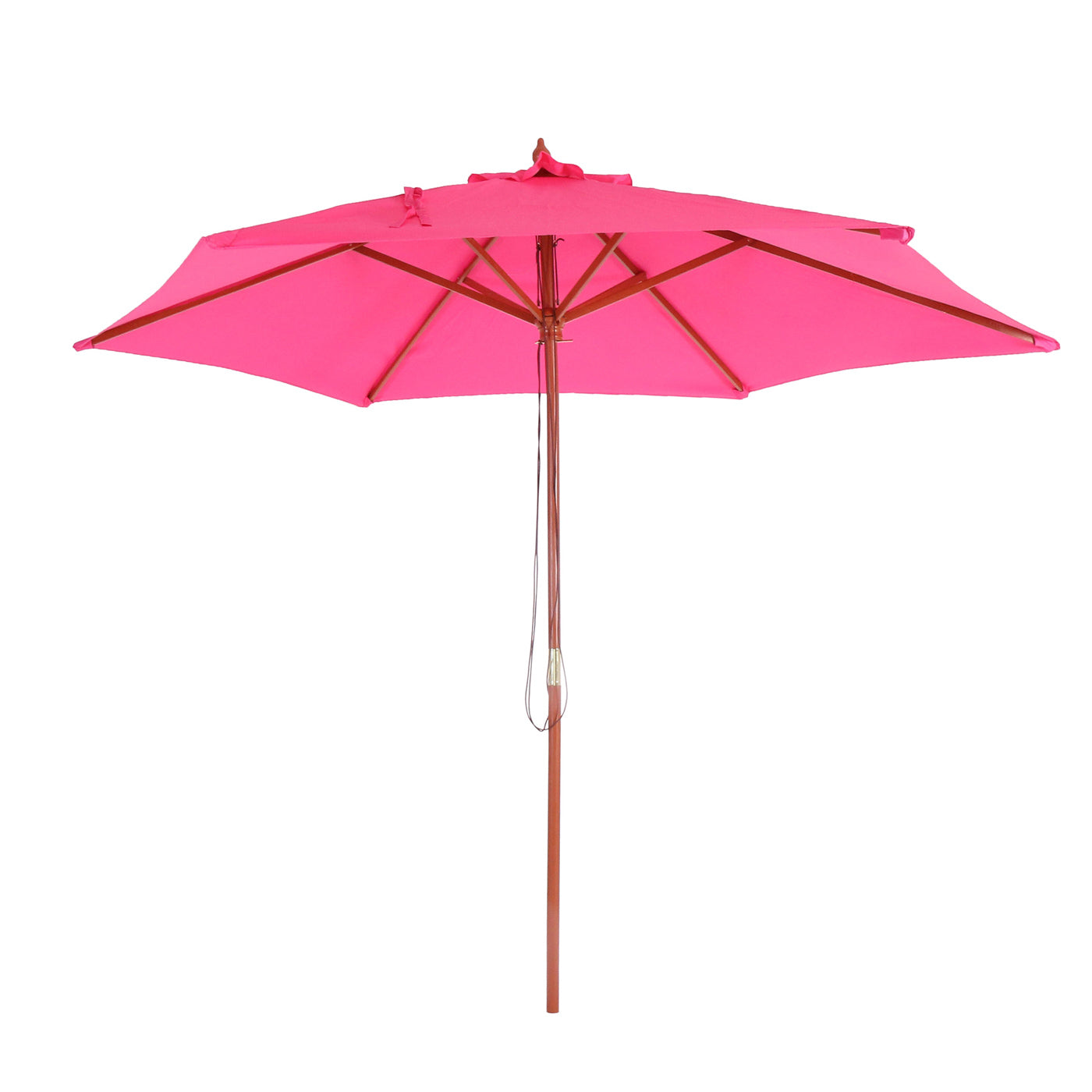 Cosmo Casa - Vervangende Hoes voor Parasol Florida 3 m - 6 Stutten - Polyester - Roze
