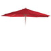 Cosmo Casa - Parasolhoes - Vervanging - Polyester - Bordeaux - 3,5 m
