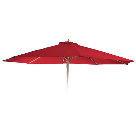 Cosmo Casa - Parasolhoes - Vervanging - Polyester - Bordeaux - 3,5 m