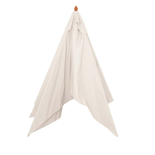 Cosmo Casa - Vervangingshoes voor Houten Parasol Florida 2x3 m - Polyester - Crèmewit