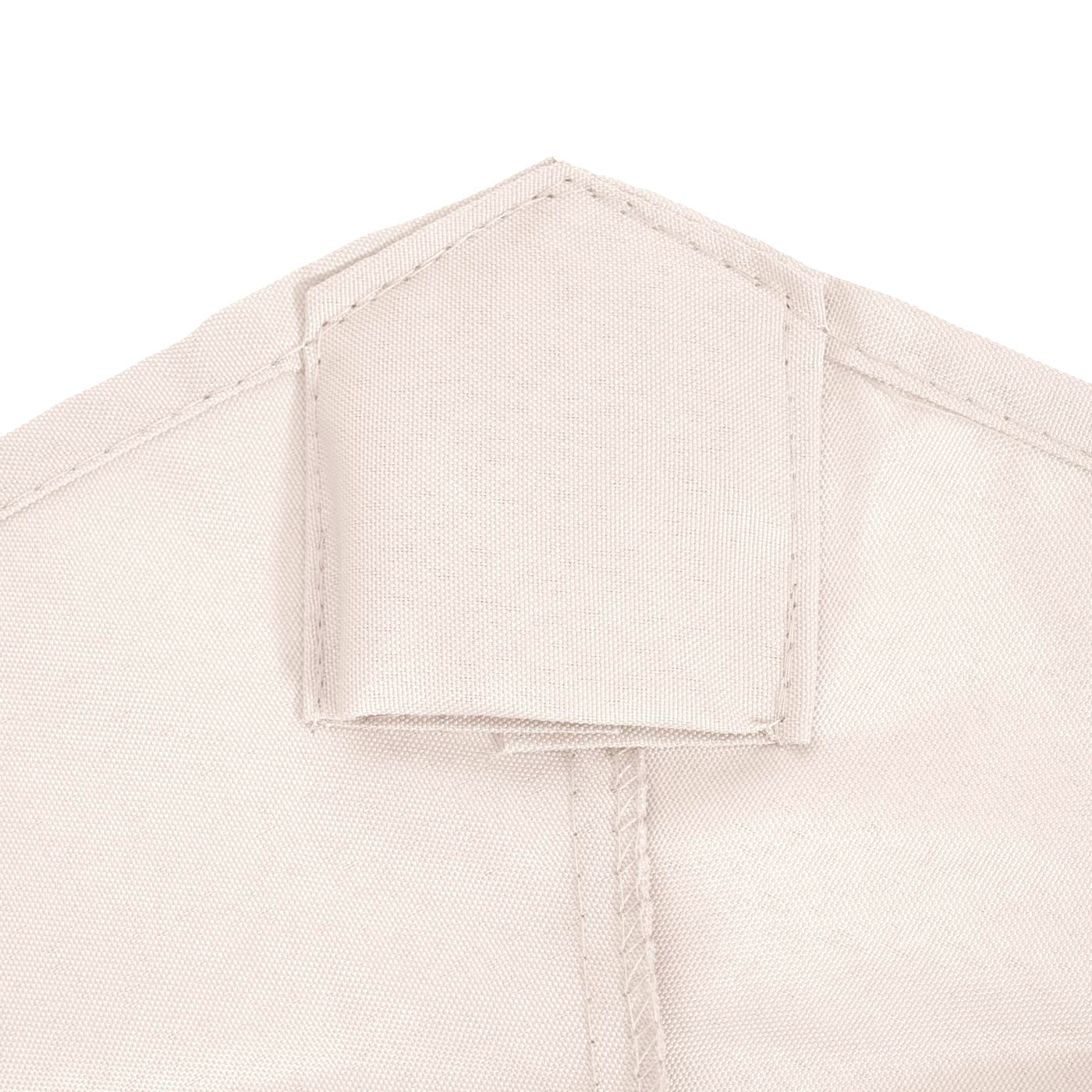 Cosmo Casa - Vervangingshoes voor Houten Parasol Florida 2x3 m - Polyester - Crèmewit