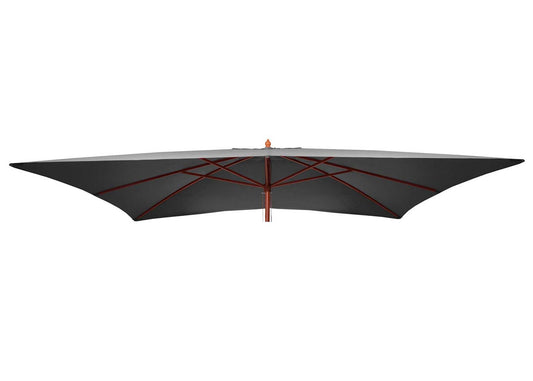 Cosmo Casa - Vervangingshoes voor Houten Parasol Florida 2x3 m - Polyester - Antraciet