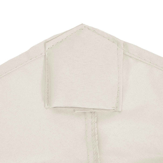 Cosmo Casa - Vervangende Hoes voor Halfronde Parasol - Stoftextiel - UV 50 - Crèmewit - Ø 300 cm / 3 kg