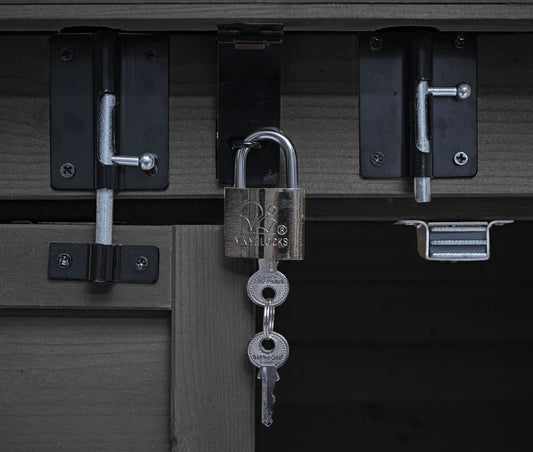 Cosmo Casa - Afvalcontainerbekleding - Uitbreidbaar - WPC & Hout - Antraciet - 138×138×105 cm