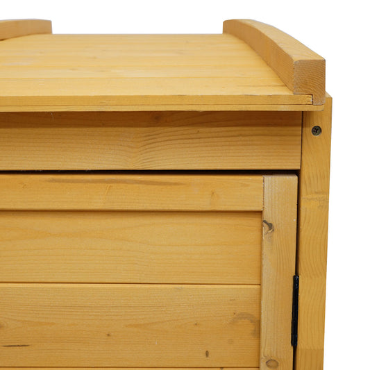 Cosmo Casa - Afvalbakbekleding - Verlengbaar - WPC & Hout - Bruin - 138×69×105 cm