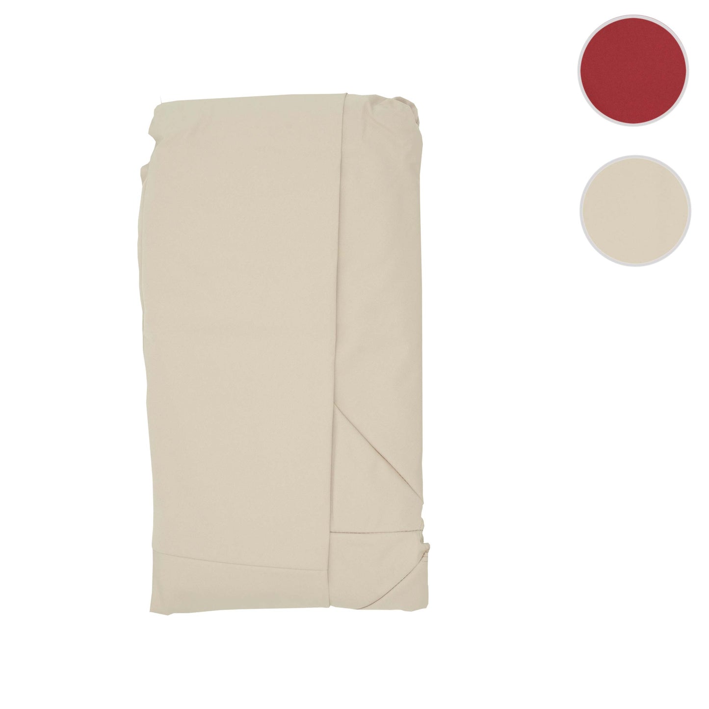 Cosmo Casa - Parasolhoes - Vervangend - Polyester - Crème-Beige - 4 m