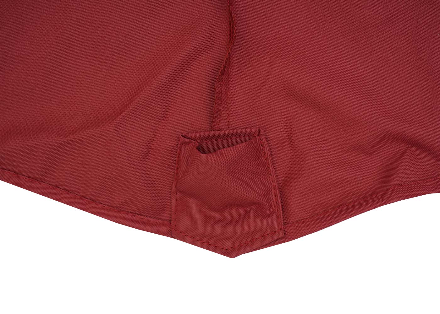 Cosmo Casa - Parasolhoes - 8 Stutten - 3,5 m - 220 g/m² Polyester - Bordeaux
