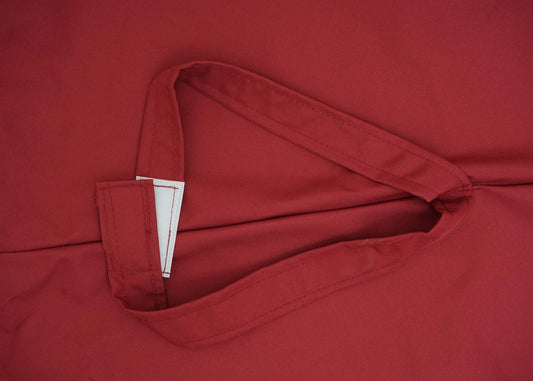 Cosmo Casa - Parasolhoes - Vervangend - Polyester - Bordeaux - 3 m