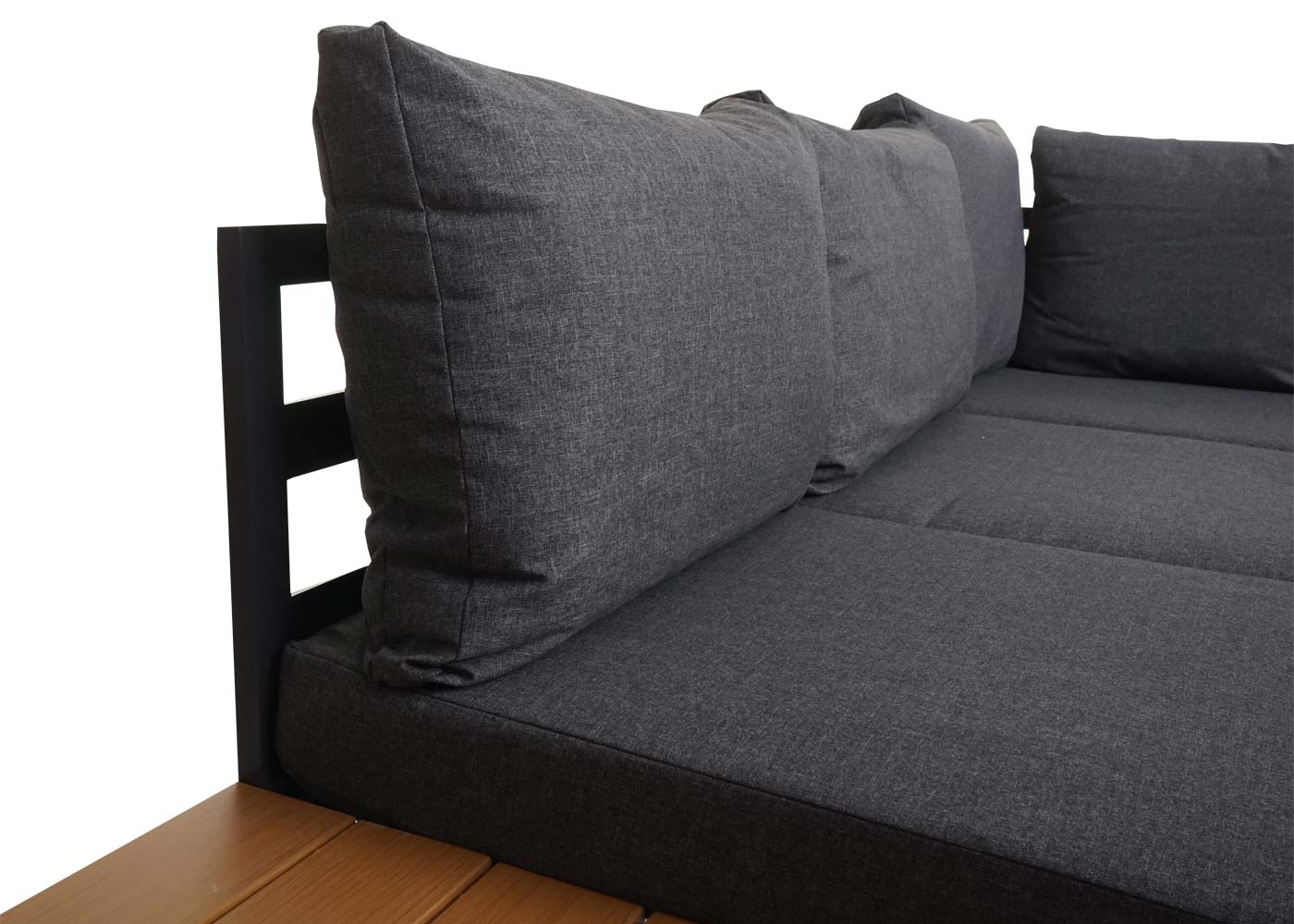 Cosmo Casa - Tuinset - Loungeset - Olefine & Aluminium - Donkergrijs