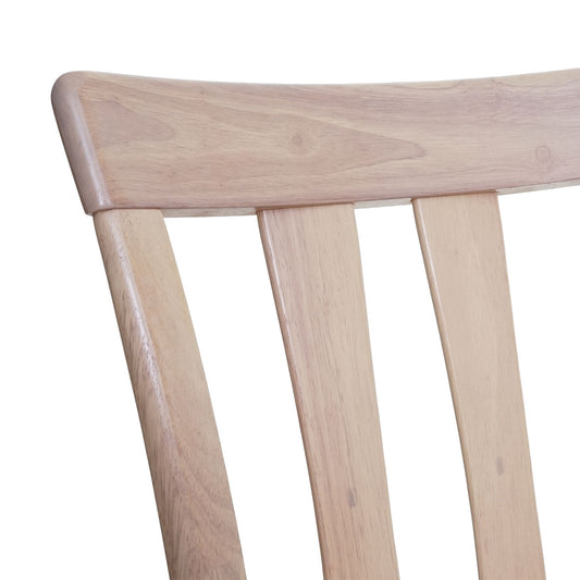 Cosmo Casa - Set van 2 Eetkamerstoelen - Massief - Textiel & Hout - Oranje