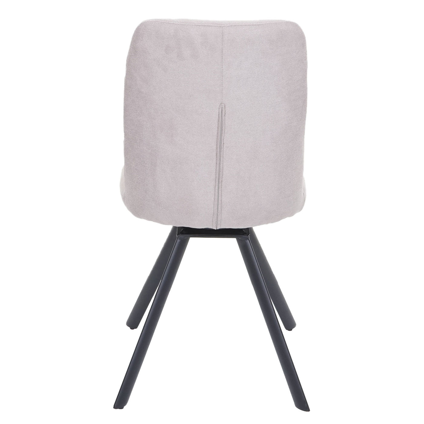 Cosmo Casa - Set van 2 Eetkamerstoelen - Draaibaar - Fluweel - Crème-Beige