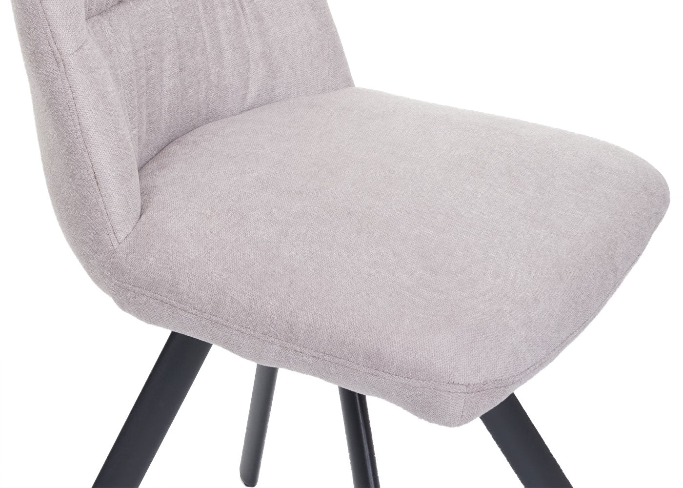 Cosmo Casa - Set van 2 Eetkamerstoelen - Draaibaar - Fluweel - Crème-Beige