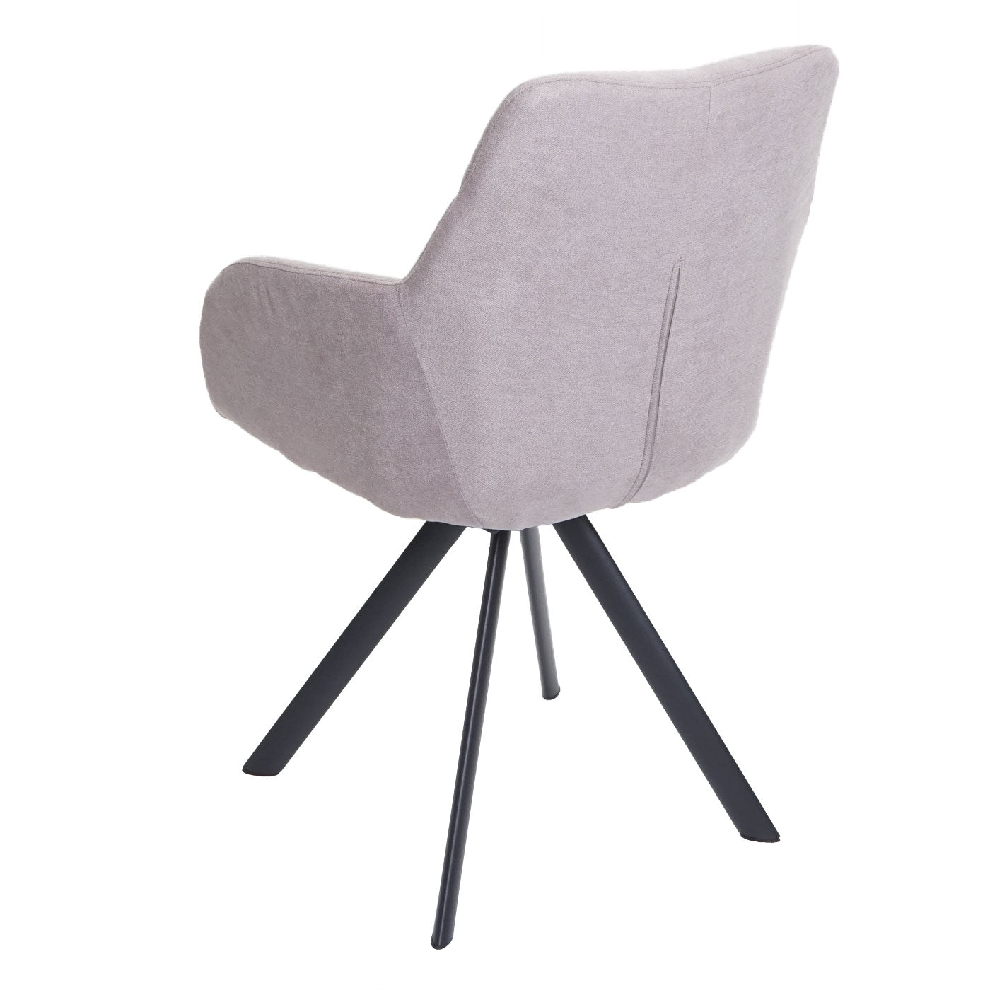 Cosmo Casa - Eetkamerstoel - Draaibaar - Fluweel - Crème-Beige