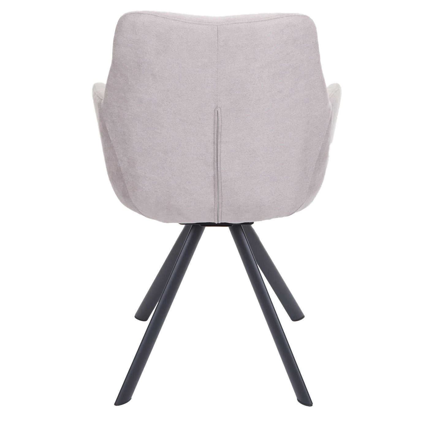 Cosmo Casa - Eetkamerstoel - Draaibaar - Fluweel - Crème-Beige