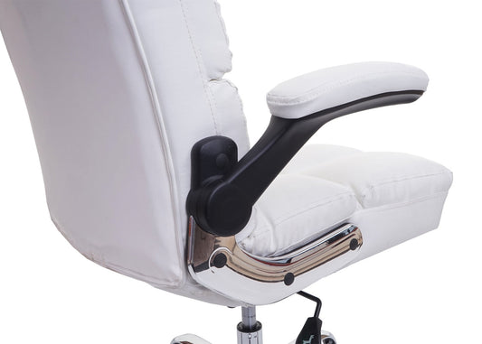 Cosmo Casa - Bureaustoel - Verstelbaar - Kunstleer - Wit