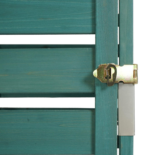 Cosmo Casa - Afvalbakbekleding - Uitbreidbaar - Massief hout - Donkergroen - 114×271×97 cm