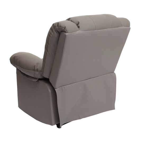 Cosmo Casa - TV-Fauteuil - Ligfunctie - Leer & Kunstleer - Taupe - 101×87×100 cm
