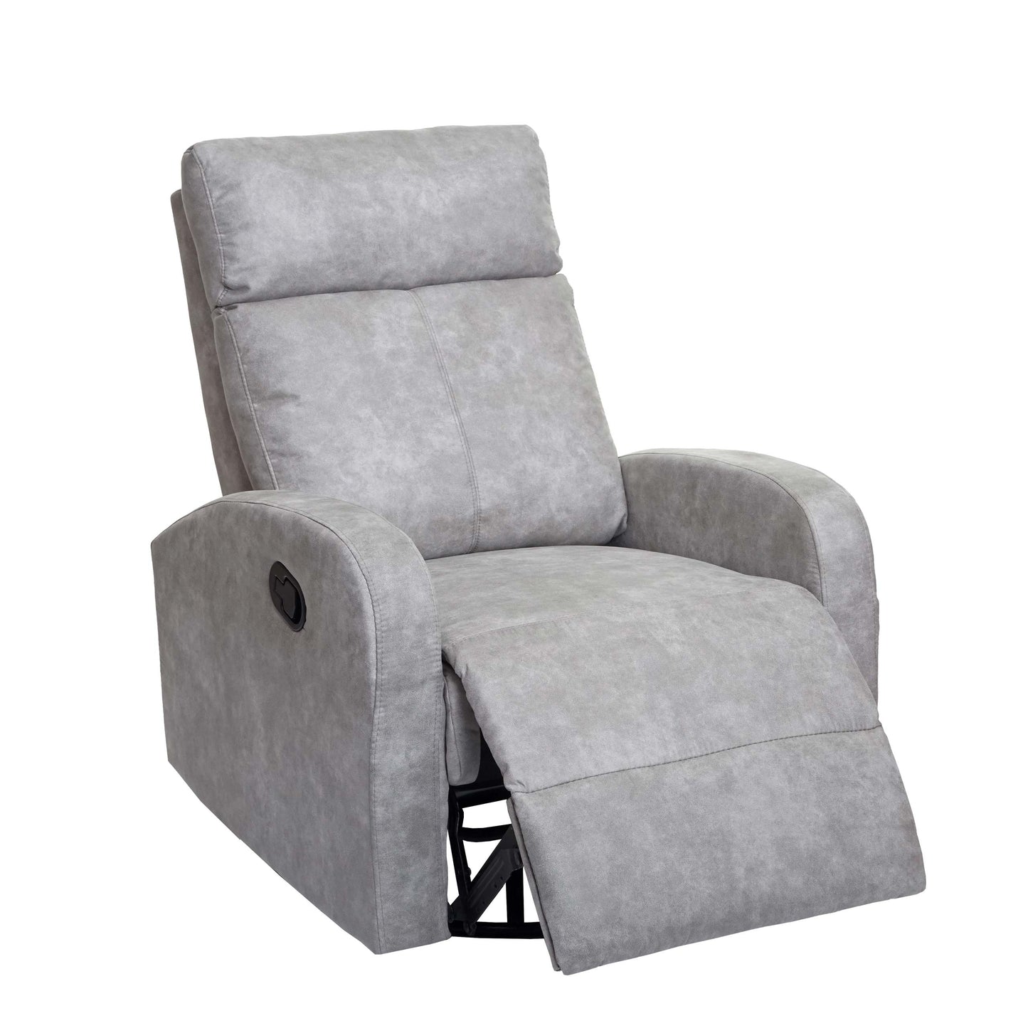 Cosmo Casa - Premium TV-Fauteuil - Schommelfunctie - Textiel - Lichtgrijs