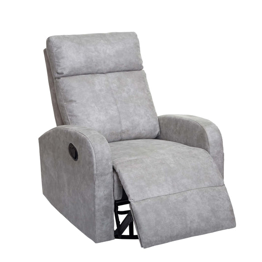 Cosmo Casa - Premium TV-Fauteuil - Schommelfunctie - Textiel - Lichtgrijs