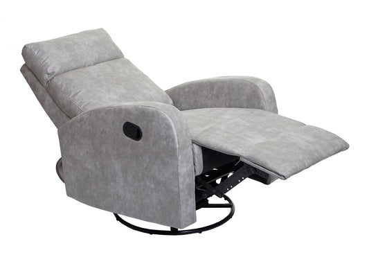 Cosmo Casa - Premium TV-Fauteuil - Schommelfunctie - Textiel - Lichtgrijs