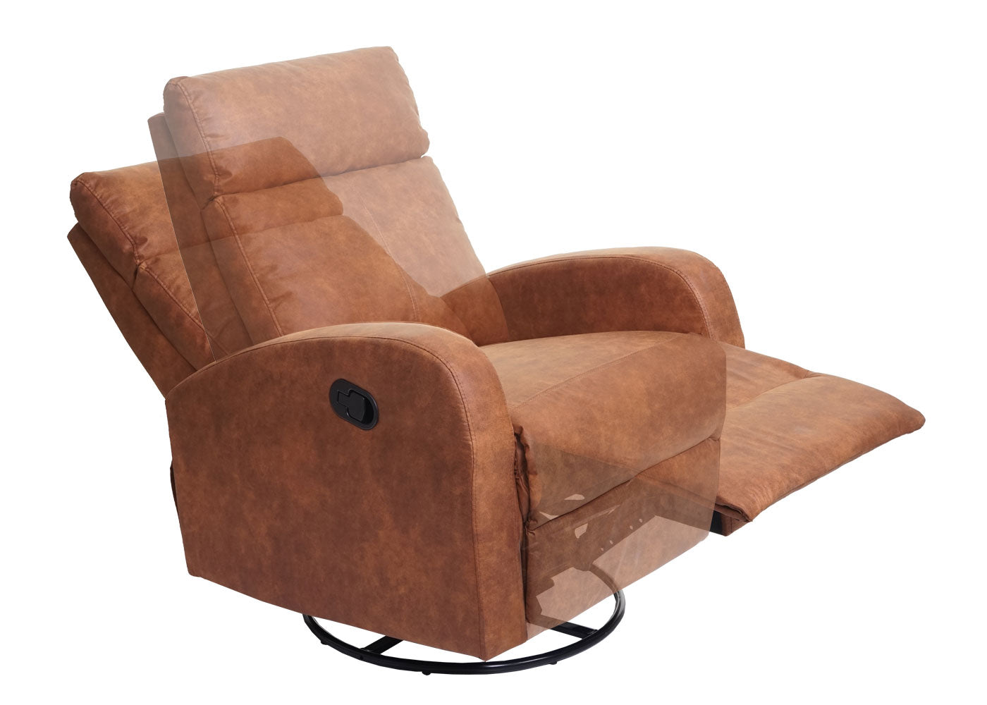 Cosmo Casa - Premium TV-Fauteuil - Wipfunctie - Textiel - Imitatiesuède