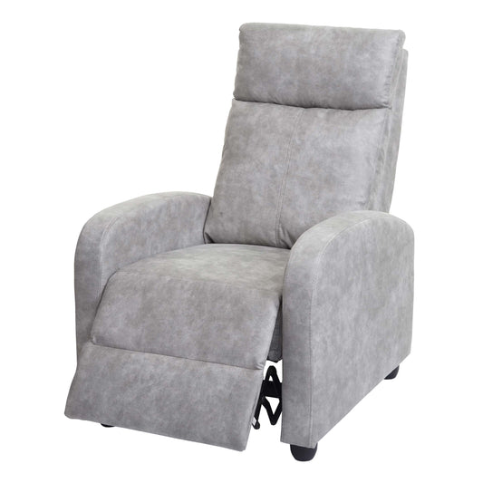 Cosmo Casa - TV-Fauteuil - Verstelbaar - Textiel - Lichtgrijs