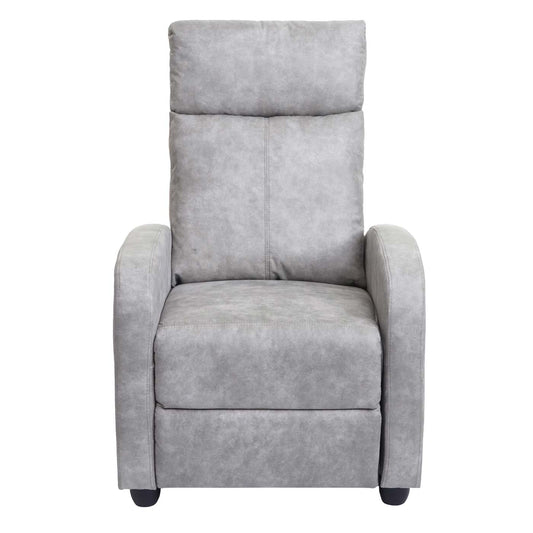Cosmo Casa - TV-Fauteuil - Verstelbaar - Textiel - Lichtgrijs