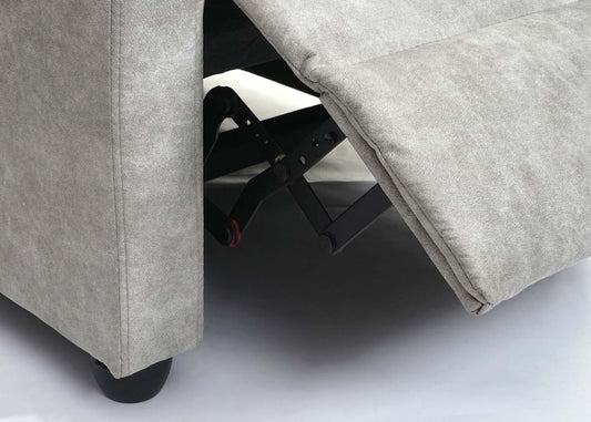 Cosmo Casa - TV-Fauteuil - Verstelbaar - Textiel - Lichtgrijs